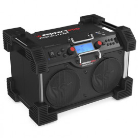 Radio de chantier ROCKHART - 2 x 30 (60) W - Bluetooth, MP3, Aux in, FM, DAB+ - Perfect Pro