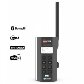Radio de chantier SOLOWORKER - 2 W - Bluetooth, MP3, Aux in, FM, DAB+ - Perfect Pro