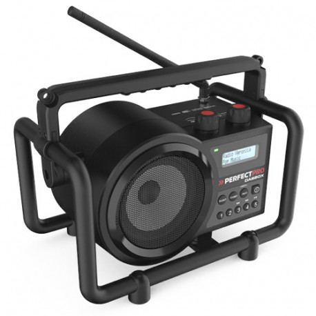 Radio de chantier DABBOX - 7 W - Bluetooth, MP3, Aux in, FM, DAB+ - Perfect Pro
