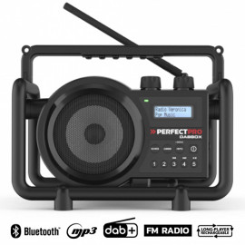 Radio de chantier DABBOX - 7 W - Bluetooth, MP3, Aux in, FM, DAB+ - Perfect Pro