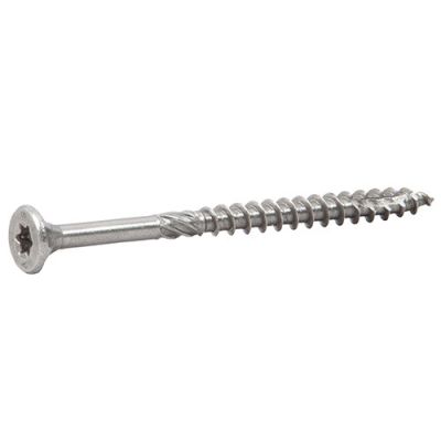 Vis bois 5 x 70 mm tête fraisée Torx Inox A2