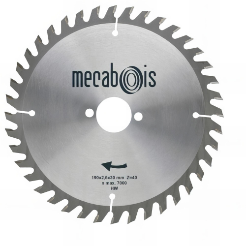Lame carbure SILERGIE II D. 235 x 2,6 x 25 mm Z 40 Alt. - Bois/Panneaux/Plastique - 902070 - Sidamo