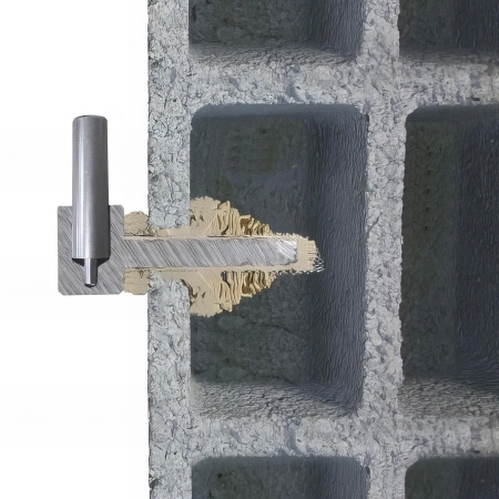 40 Gonds de volet Parpaing D. 10 x 130 mm - Clav. D. 16 mm - Simple volet - Noir
