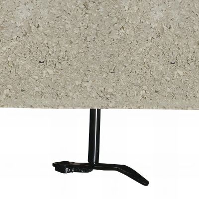 25 Arrêts de volet à visser pour matériaux pleins - Tige D. 10 x 130 mm - Noir 2