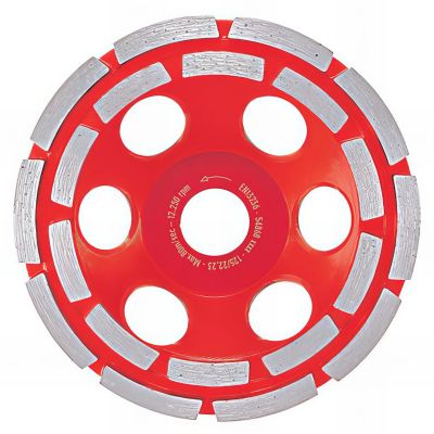 Plateau de surfaçage diamanté MKH - D. 100 x Al. 22,23 x H. 7 mm - Béton / Brique / Pierre