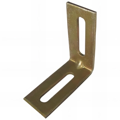 20 Equerres de marbrier renforcées simples L. 75 x L. 75 x l. 35 mm + Rondelle excentrée et goujon