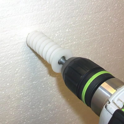 25 Chevilles pour fixation directe dans les isolants polystyrène - D. 25 x 57 mm - Embout Torx T40 2