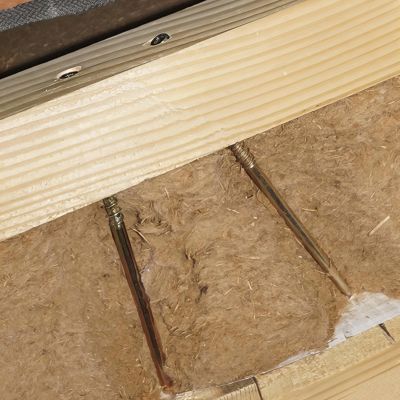 50 Vis à bois double filet pour isolation de toitures D. 7 x 400 mm 2