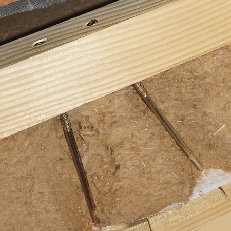 50 Vis à bois double filet pour isolation de toitures D. 7 x 400 mm