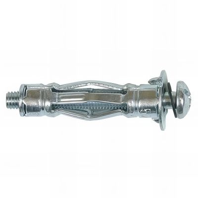 50 Chevilles "BRIK" idéale plaque de plâtre / matériaux creux D. 5 x 80 mm + Vis - Zingué