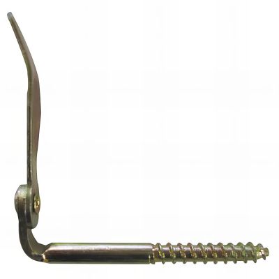 2 Arrêts de volet à visser pour matériaux pleins - Tige D. 10 x 110 mm - Zingué jaune