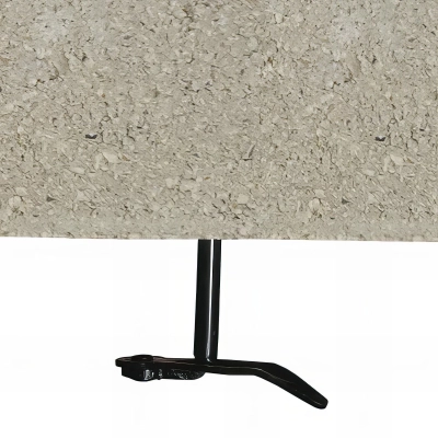 2 Arrêts de volet à visser pour matériaux pleins - Tige D. 10 x 130 mm - Noir 2