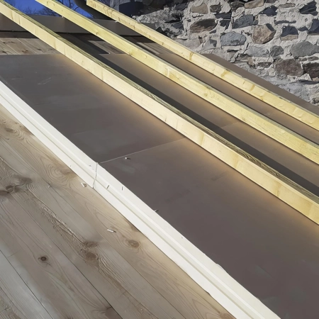 Vis à bois double filet pour isolation de toitures D. 7 x 300 mm - 10 pcs