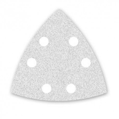 100 triangles abrasifs papier corindon auto-agrippant 6 trous PS 33 CK 96 mm Gr 40 - 147163 - Klingspor
