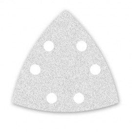 100 triangles abrasifs papier corindon auto-agrippant 6 trous PS 33 CK 96 mm Gr 60 - 147164 - Klingspor