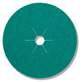 25 disques fibres zirconium CS 570 D. 115 x 22 mm Gr 24 - 204085 - Klingspor