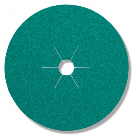 25 disques fibres zirconium CS 570 D. 115 x 22 mm Gr 24 - 204085 - Klingspor