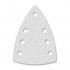 100 triangles abrasifs papier corindon auto-agrippant 7 trous PS 33 CK L. 98 x 148 mm Gr 60 - 215473 - Klingspor