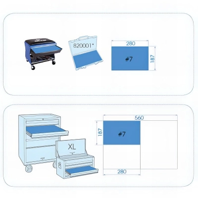 Thermoformé de douilles à chocs 1/2" métriques - 27 pièces 2