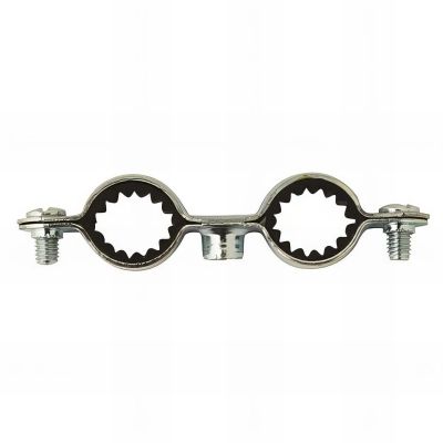 50 colliers de plomberie double isophonique M7 x 150 - 14 x 16 mm