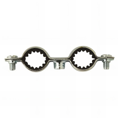 50 colliers de plomberie double isophonique M7 x 150 - 14 x 16 mm