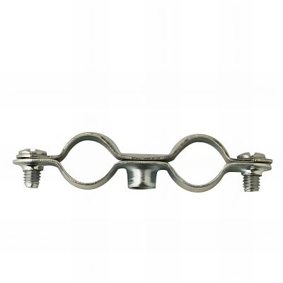 100 colliers de plomberie double M7 x 150 - 14 x 16 mm