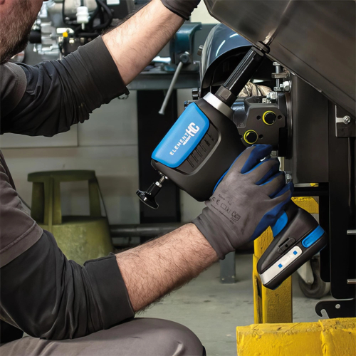 Coffret poinçonneuse hexagonale E-HC, 2 batteries 18V 2Ah M5 - M8, chargeur et accessoires