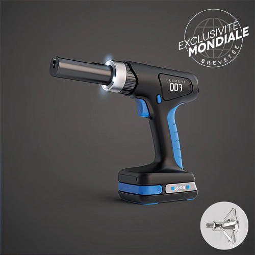 Outil de pose sur batterie E-007 pour chevilles à expansion avec vis (SANS chargeur ni batterie)