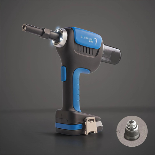 Coffret riveteuse E-7, 2 batterie élément 18V Li-Ion - 2.0Ah, chargeur et KIT7