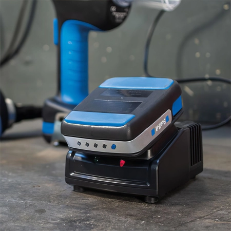 Coffret sertisseuse E-8, 2 batterie élément 18V Li-Ion - 2.0Ah, chargeur et accessoires