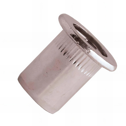 100 écrous à sertir crantés inox A2 TP, D. M6 x 17.5 mm - END0645 - Scell-it