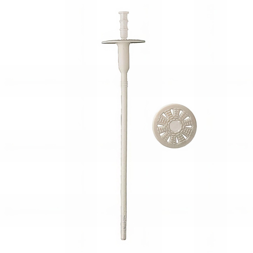100 fixations d'isolant polyvalente à frapper, clou acier - 8 x 235 mm