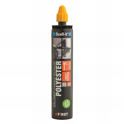 12 cartouches de résine polyester 300ml polyvalente + - SC-FIRST300G - Scell-it