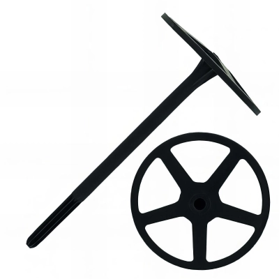 250 fixations noir d'isolant souple sous bardage sans clou, noir - 8 x 80 mm