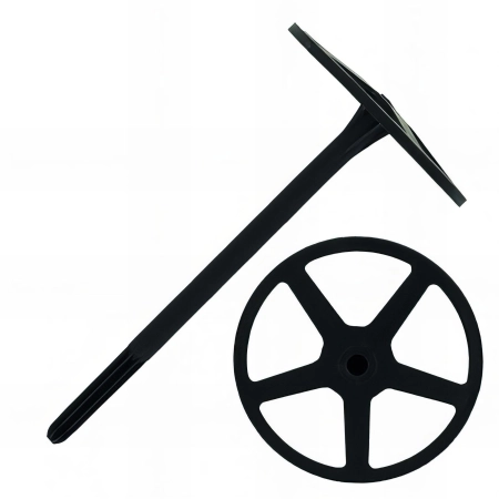 250 fixations noir d'isolant souple sous bardage sans clou, noir - 8 x 80 mm