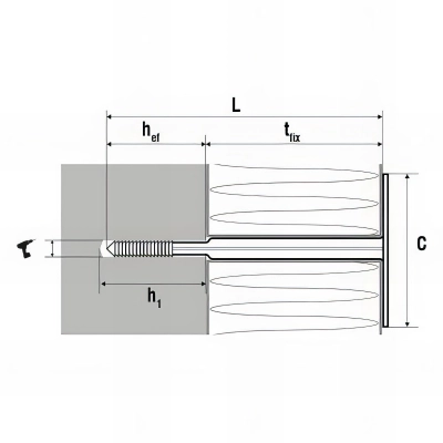 200 fixations d'isolant souple sous bardage sans clou - 8 x 140 mm 2