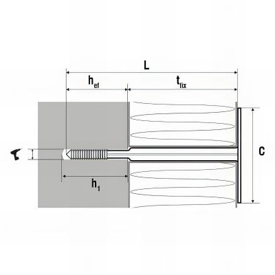 250 fixations d'isolant souple sous bardage sans clou - 8 x 200 mm 2