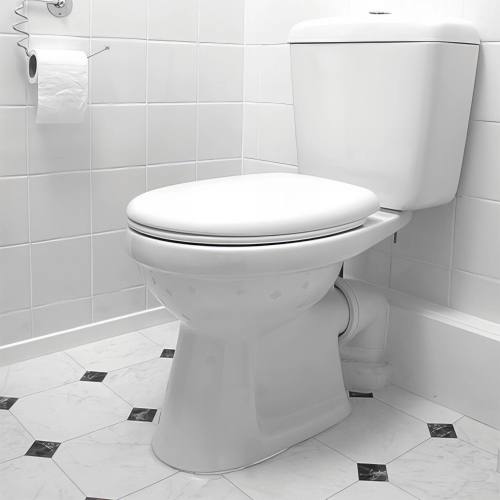 Kit fixation WC/bidet, tête hexagonale fendue - 6 x 60 mm