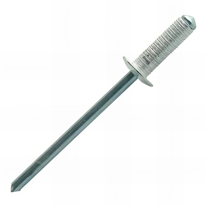 1000 rivets aveugles cannelés alu/acier TP, D. 4.0 x 12 mm - GD4012-BC - Scell-it