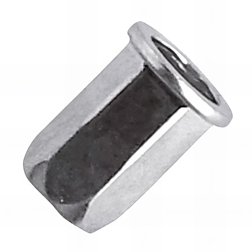 500 écrous à sertir hexagonal acier zingué TP, D. M 4 x 12.5 mm - HCD0430 - Scell-it