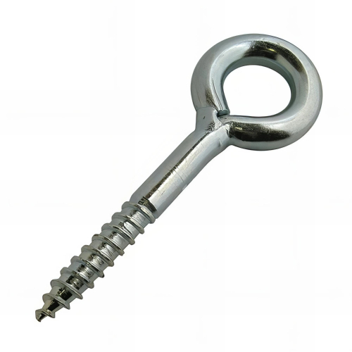 25 pitons d'échafaudage, anneaux acier zingué - 12 x 90 mm