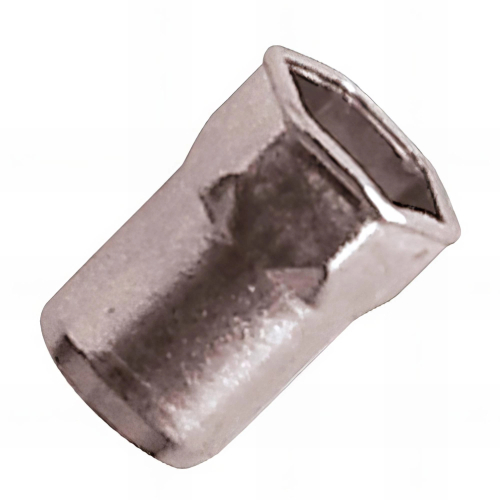 500 écrous à sertir semi-hexagonal inox A2 TR, D. M 5 x 14 mm - HNR0530 - Scell-it