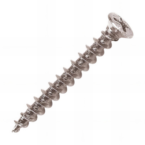 1000 vis PVC plast tête fraisée PH2, inox A2 - 4.2 x 30 mm