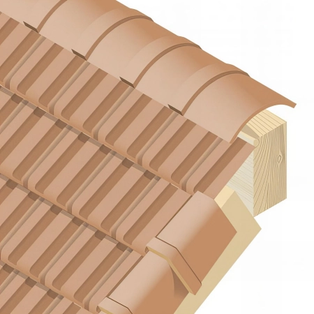 100 Vis étanches pour tuiles D. 4,5 L. 35 mm RIDGETOP-W pour le bois