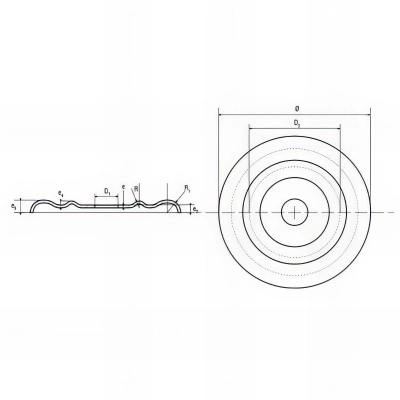 100 rosaces plates - hauteur 30 2