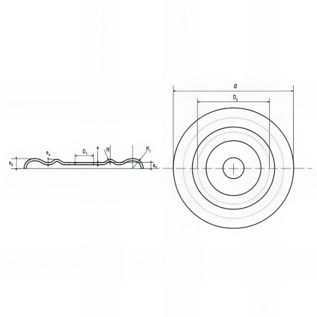100 rosaces plates - hauteur 30