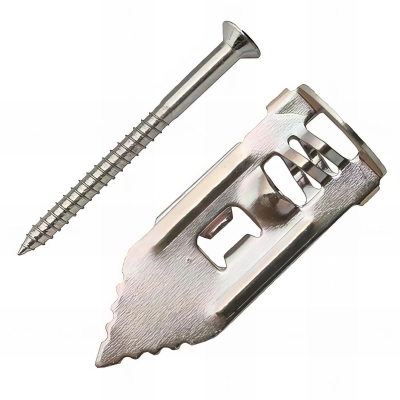 150 chevilles métalique à frapper Rayfix avec vis - L. 30 mm