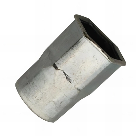 500 écrous semi-hexagonal borgne acier - tête réduite - M6 - 30 mm