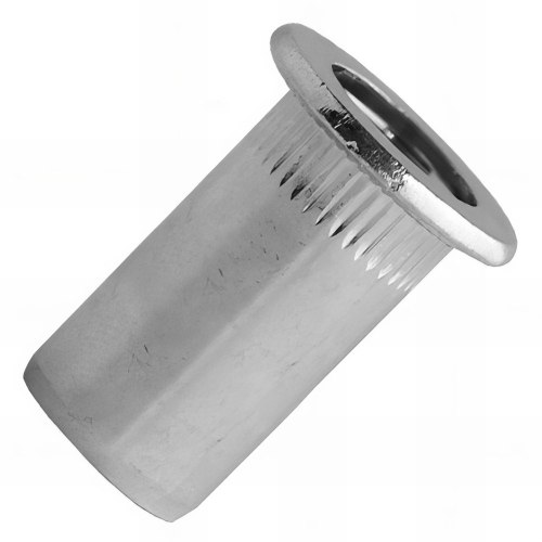 500 écrous à sertir borgnes crantés acier zingué TP, D. M5 x 19 mm - TCBD0530 - Scell-it
