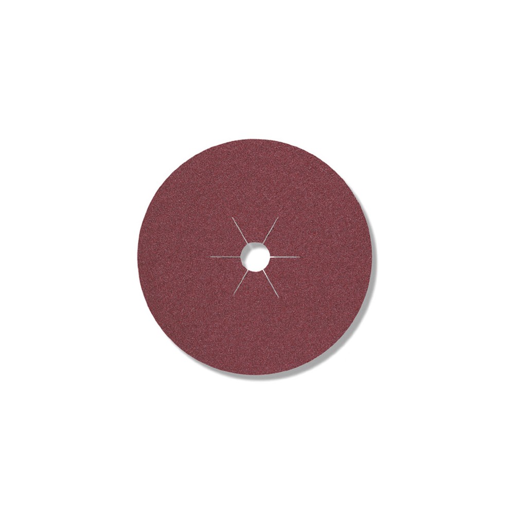 10 disques de ponçage en fibres 125 x 22,23 mm Grain 24
